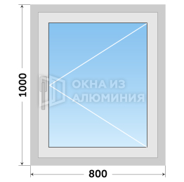 Алюминиевое окно AL-624